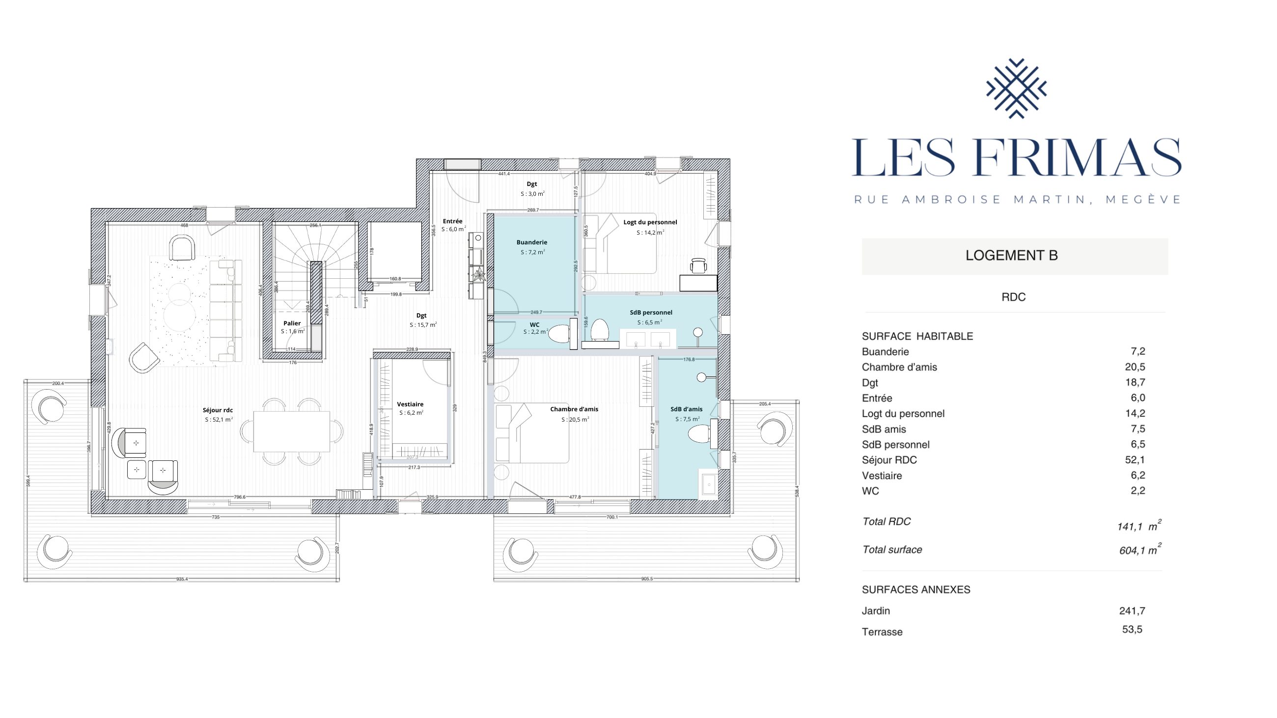 Plan stylisé du rez-de-chaussée