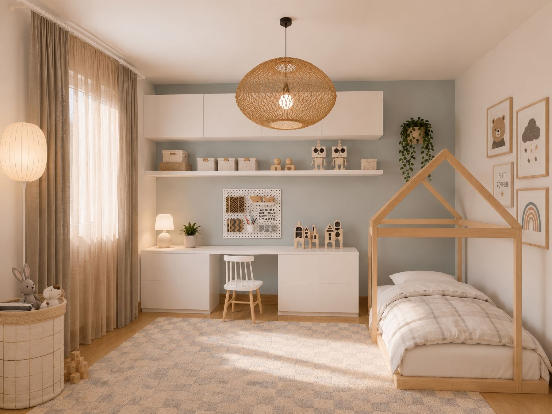 Chambre d'enfant, bureau