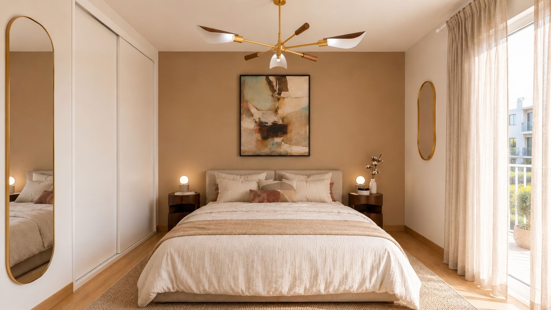 Chambre parentale de face
