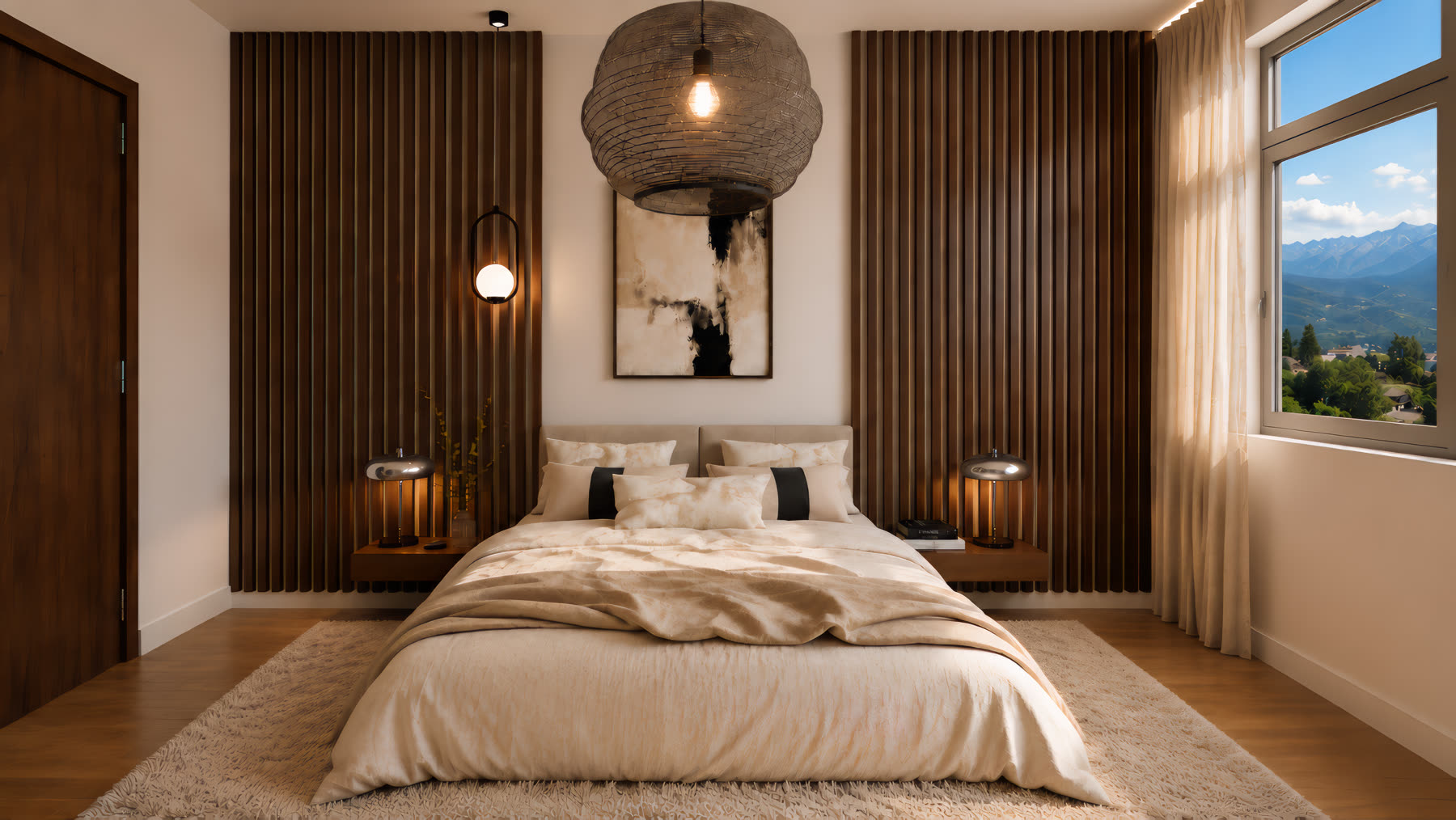 Chambre parentale de face