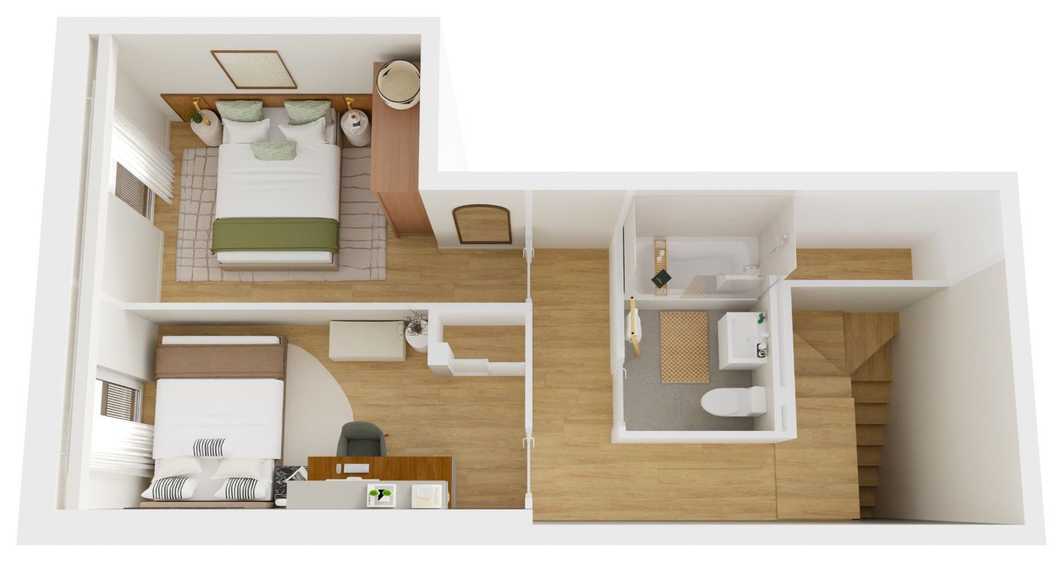Plan 3D de l'étage du C004