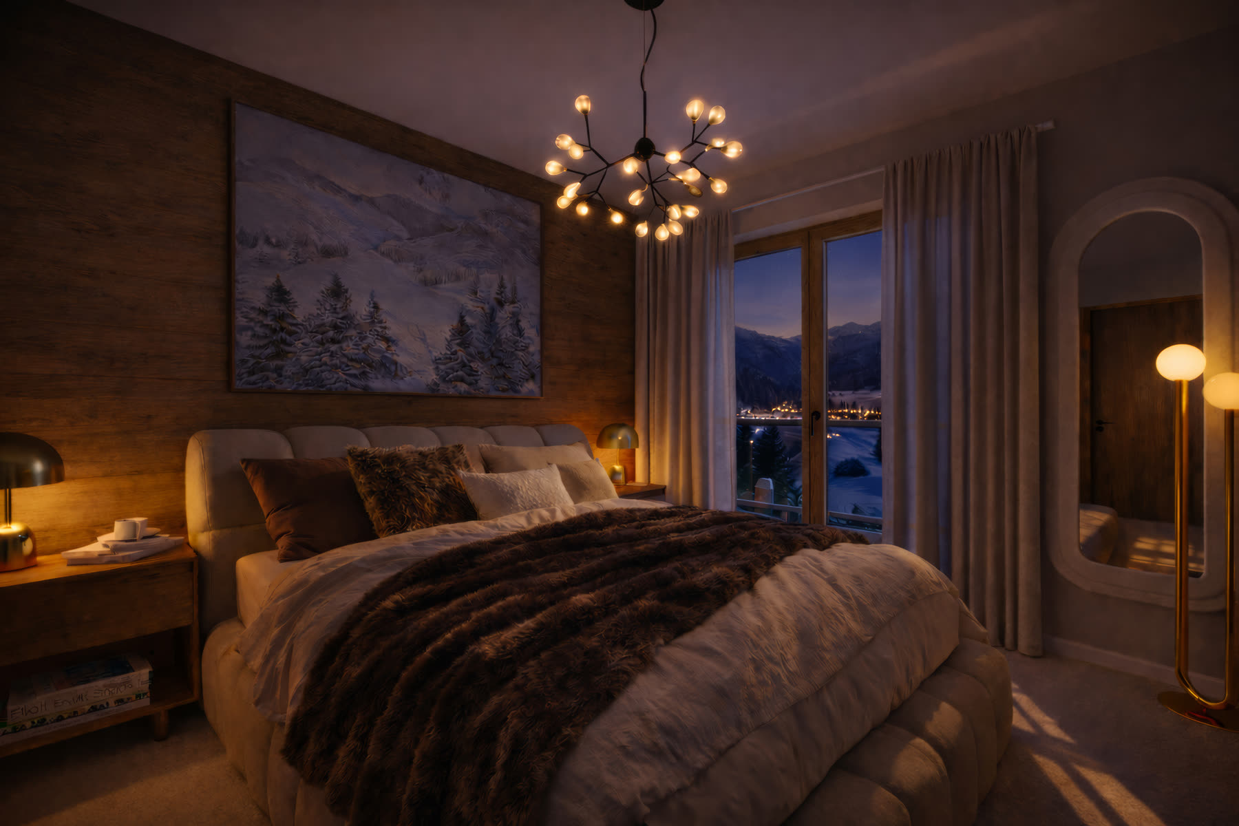 La chambre aux sapins · nuit