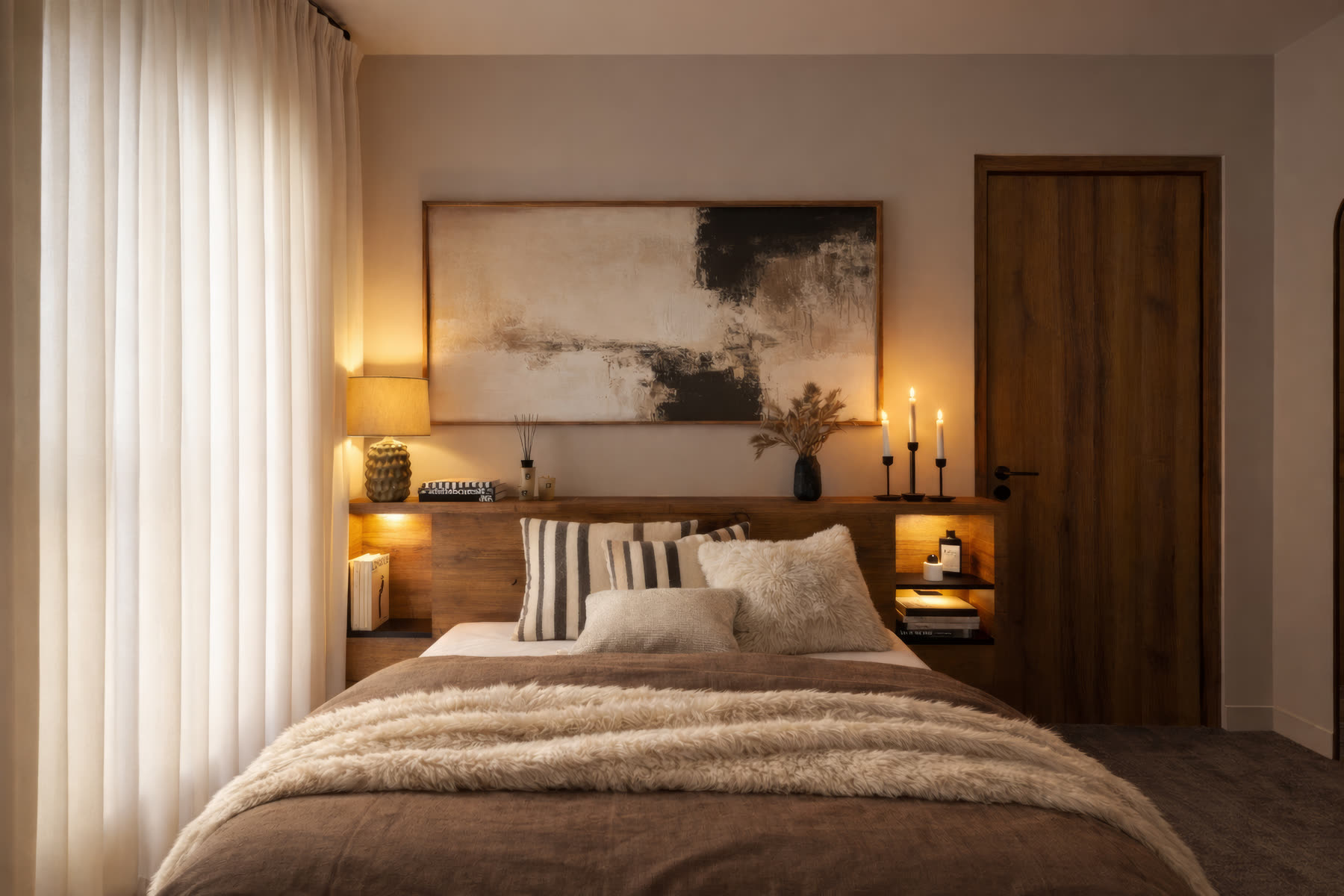 La chambre noyer · jour