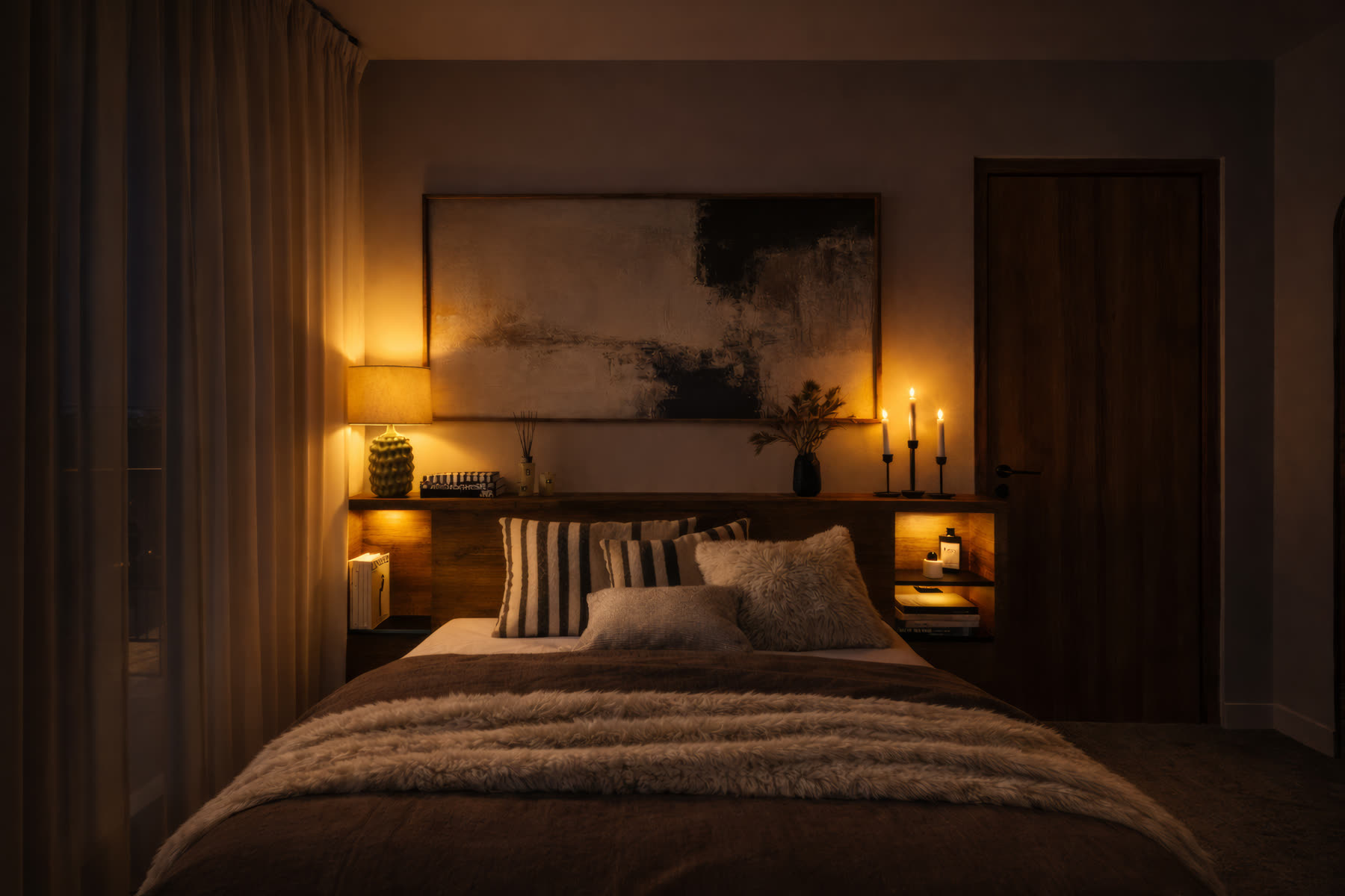 La chambre noyer · nuit